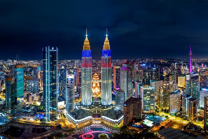 Kuala Lumpur skyline at night